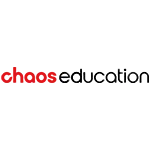 logo chaos education black